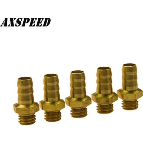 1PCS Brass Universal M4 M5 M6 Threaded Water Nipples for RC Model Boat