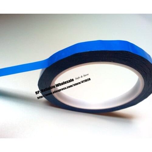 10 rolls 10mm*66M*0.06mm PET Anti-Flame High Temperature Insulation Adhesive Mylar Tape for Transformer Wrap Blue