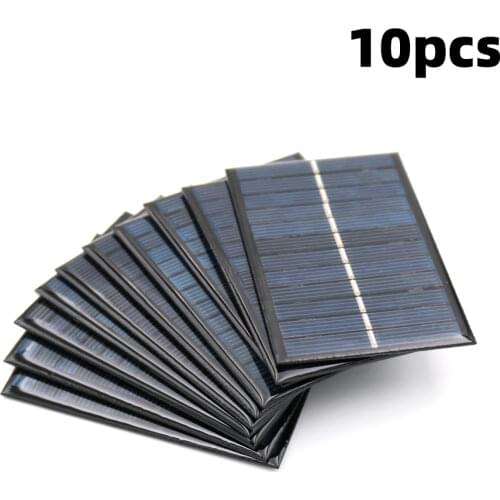 6V 100mA 0.6Watt 0.5W Solar Panel Standard Epoxy Polycrystalline Silicon DIY Battery Power Charge Module Mini Solar Cell toy
