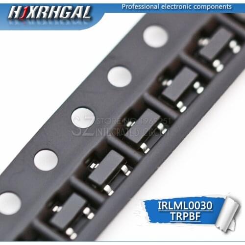 100PCS IRLML0030TRPBF SOT23 IRLML0030TR SOT-23 IRLML0030 new MOS FET transistor HJXRHGAL