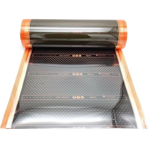 240w Orange PTC electric heating film Energy saving safe and comfort Floor heating household Far infrared heating film