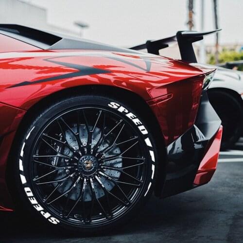 4 Pcs/Set 1.06in DIY Car Wheel Letra Letters Tire Decals Letters Wheel Letra Reifen Letters Tyre Decoration Reifen Tyle Letters