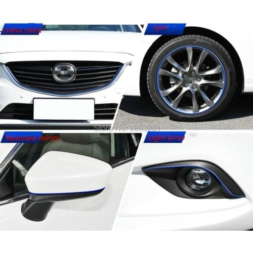 8m car accessories chrome protection wheel Rim light frame decoration for Citroen c2 c4 c5 c4l c3 saxo xsara picasso car styling