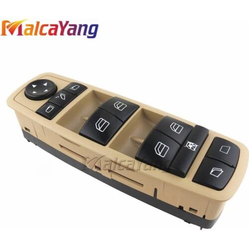Beige Drivers Window Mirror Master Switch For Benz ML350 W251 X164 GL450 R350 A2518300390 251 830 03 90 8K67 2518300390