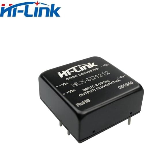 Hot sale isolated single output 12Vdc to 12V 420ma 5W dc dc converter free shipping