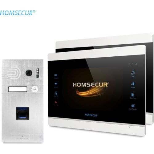 HOMSECUR 7" Wired Video Door Entry Phone Call System with Silver Camera 110° BC061HD-S+BM704HD-S