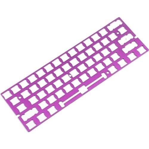 Customized Mechanical Keyboard 60% Balance Bar Positioning Plate CNC Numerical Control Anode Drawing Is Currently Compatible Wit