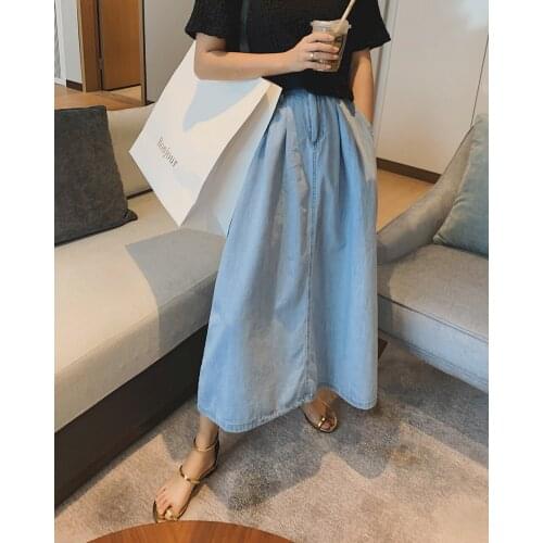 Jingoni Denim Skirts For Women