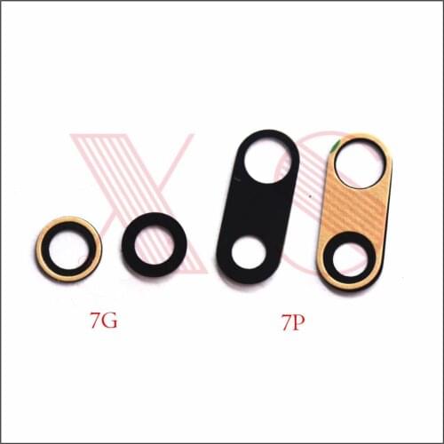 2pcs A quality Rear Back glass Camera Lens Cover For iphone 7 7P plus with glue sticker