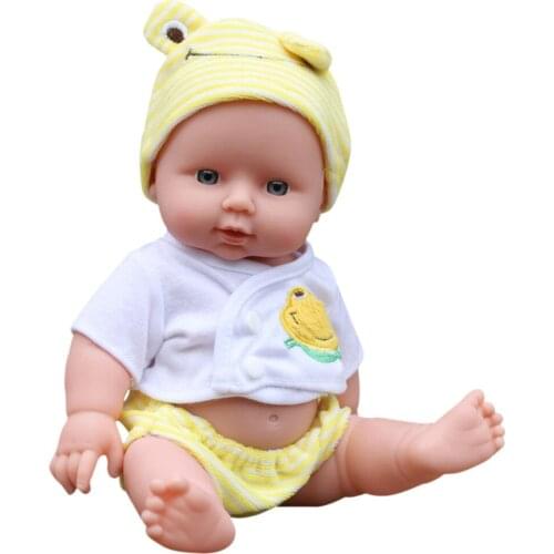 Newborn Baby Emulated Doll Soft Children Reborn Baby Doll Toys Baby Doll Toy Boy Girl Birthday Christmas Gift Dropshipping