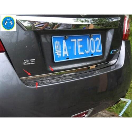 Molding Tailgate Door Handle Strip Accent Garnish Styling Chrome Rear Trunk Tail Gate Cover Trim For Nissan Altima 2013 - 2015