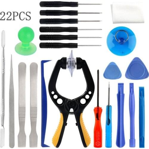 22 IN 1 Professional Hand Tools Set Multi Opening Disassembly Repair Tool Set For Samsung S6 S7 S8 Cell Phone Repair Tools Kits