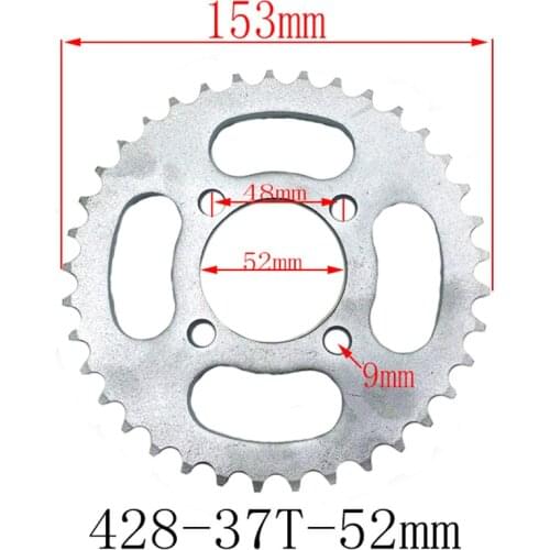 Newest motorcycle scooter drive gear 410 428 big sprocket 18T 22T 28T 31T 37T 40T sprockets free shipping