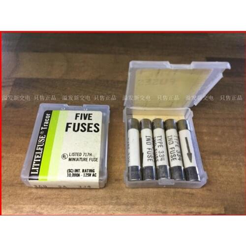 Original new 100% 3AB 334 2A 125V fuse 6X30