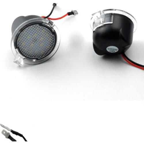 2 Pcs Vehicle Car LED Under Side Mirror Puddle Light for Fusion Flex Explorer Taurus F-150 Expedition Car Styling Accessories