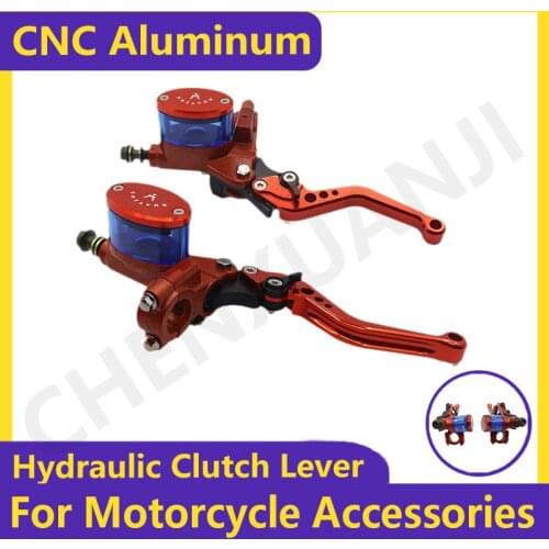 Brake Master Cylinder Clutch Hydraulic Fuel Tank Moto Lever Lever Master Cylinder Knitting Oil Hose 125 ~ 250cc For Yamaha