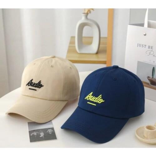 All-match Embroidery Hat Ladies Shade Letter Baseball Cap Multicolor Fashion Men and Women Summer and Autumn Couple Caps