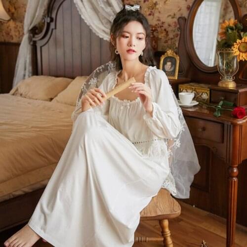 Wasteheart Spring Women Homewear Female Pink Blue Sexy Sleepwear Nightdress Bow Nightwear Nightgown Sleepwear Luxury Gown Dress