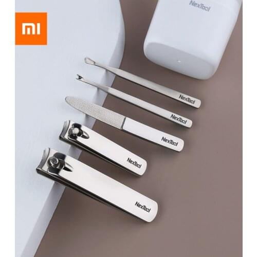 Xiaomi Nextool Manicure Nail Clippers Pedicure Care Ear spoon File Portable Travel Kit Stainless Steel Nail Cutter polish Tool