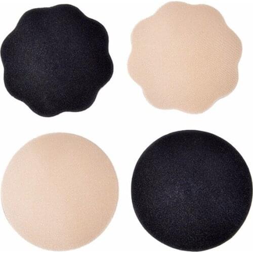 Women Sexy Pasties Protective Reusable Self Adhesive Silicone Breast Invisible Backless Bra Petal Nipple Cover Pad