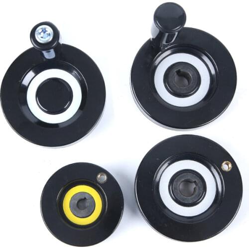 1pcs Black Milling Machine Lathe CNC 3D Printer Spoked Hand Wheel bakelite Corrugated handwheel Aperture 8/10/12/14/16/18/20mm