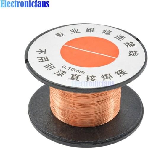 10PCS 0.1MM Copper Solder Soldering welding phone repair PPA Enamelled Reel Wire