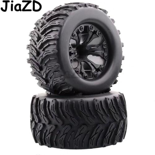 2PCS HongNor HNR H9801 Wheel Tire H98086 Off-road Tires D126mm Wheels with Plastic Wheel Hub for RC Cars Spare Parts P9