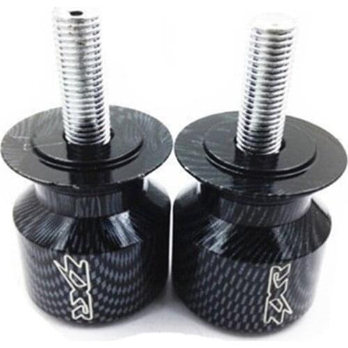 2x Carbon Swingarm Spools Sliders Motorcycle For Kawasaki Ninja 250R ZX-10R ZRX1100 ER-6N Z1000