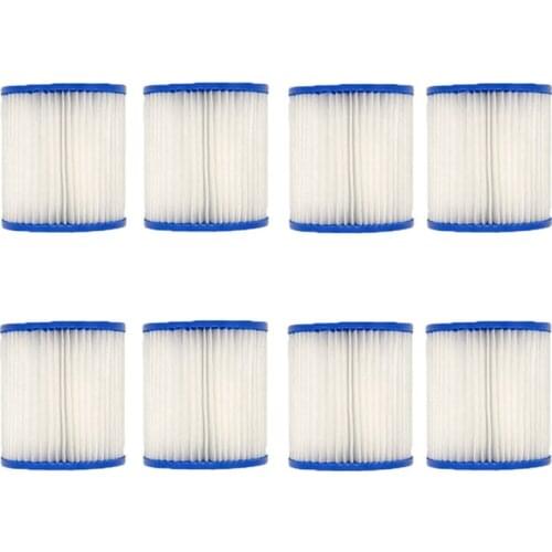 8PCS Pool Filter Cartridges Type H Replacement Swimming Pool Filter for Intex H, 29007E
