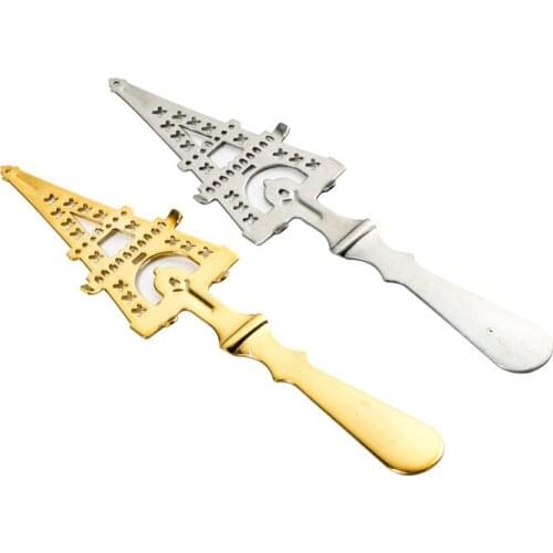Absinthe Cocktail Bitter Spoons Bar Tools Eiffel Tower Shape Bitter Worm Spoon Bitter Wine Utensils European Spoon