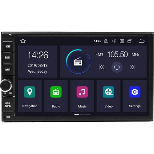 7"2Din Android 10 4+64G 8 CORE Car Multimedia Player For Nissan For Hyundai For Kia GPS Navigation Radio Stereo Video (No DVD)