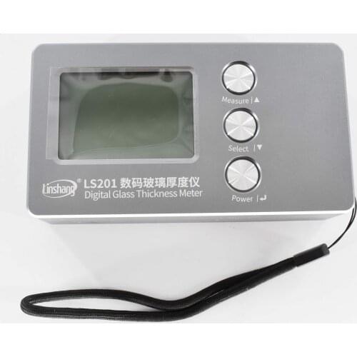 Digital Glass Thickness Meter LS201 single side laser measure insulated double triple pane glass air space IG thickness