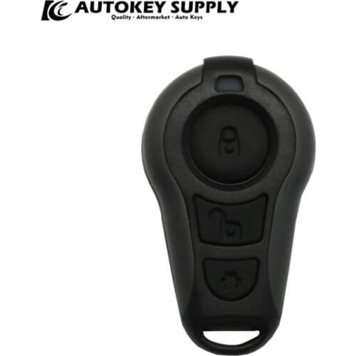 DEFENDERTECH Fox Top Alarme Automotivo Key Shell Gray AutokeySupply AKBPS112