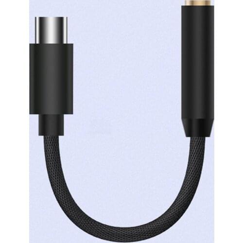 Hifi Dac Oortelefoon Versterker Usb Type C Naar 3.5 Mm Headphone Jack Audio Adapter Digitale Decoder Aux Converter