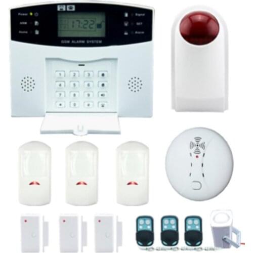 LCD Intelligent GSM alarm system App Remote Control