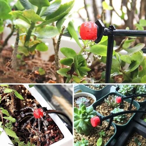 Drip Irrigation Kit;DIY Patio Plant Watering Kit;Garden Irrigation System;Misting Cooling System with Mister Nozzle Sprinkler fo