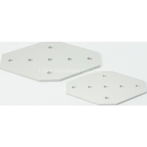 7 Hole Cross-joining Plate for Aluminum Profile 4040