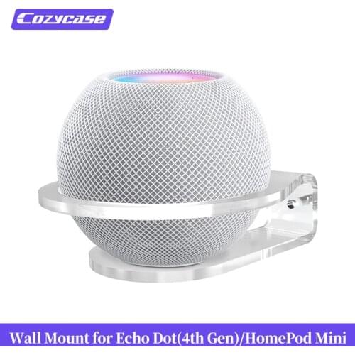 Cozycase Wall Mount Holder Hanging Space Saving Solution Bracket Alexa For Echo Dot 4 Generation HomePod Mini