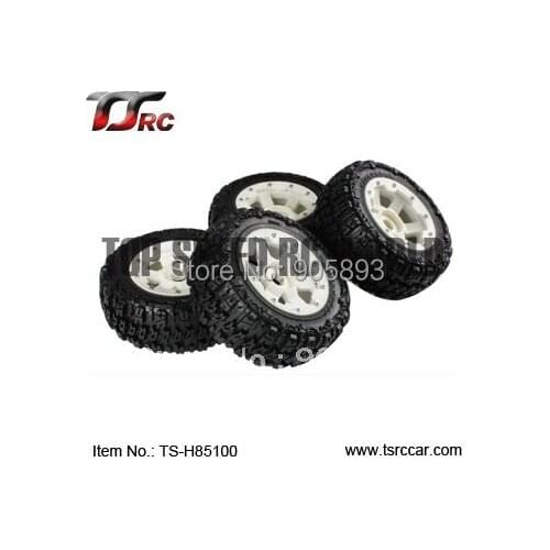 Nylon Wheel - 5T Knobby Front & Rear tyres 4pcs(TS-H85100),wholesale and retail+Free shipping