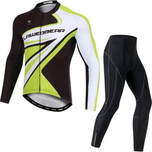 YOCENE Latest Autumn Fashion Men Set Cycling Long Sleeve Breathable Hombre Team Jerseys Suit