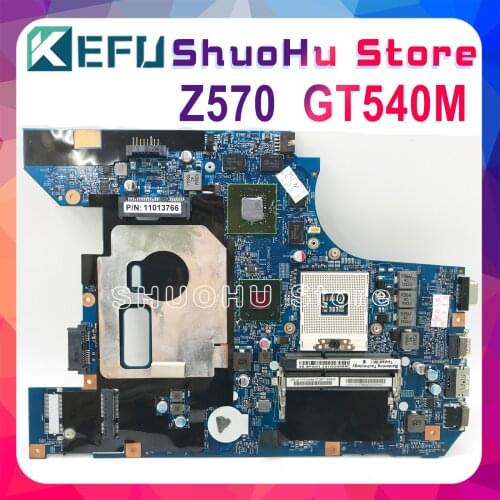 KEFU 10290-2 LZ57 MB original Motherboard For Lenovo Z570 Laptop Motherboard Z570 Motherboard GT540M/GT525M Test