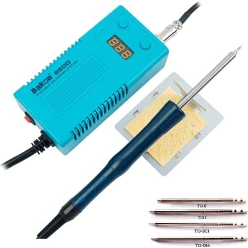 BAKON 950D T13 Soldering Station 75W Tips High Power Temperature Adjustable Portable Welding Repair Tool Soldering Iron Stations