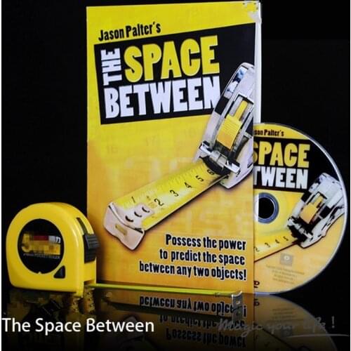 The Space Between (Gimmick and DVD) Mentalism Magic Tricks Gimmick Illusions Close Up Magic Fun Magician Magic Ruler Fun