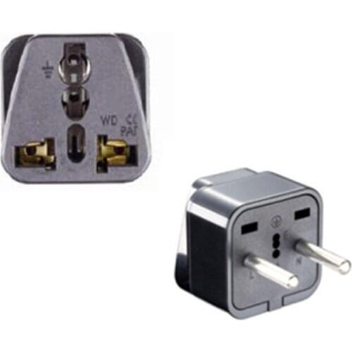 1PC Universal US UK AU To EU Plug USA To Euro Europe Travel Wall AC Power Charger Outlet Adapter Converter 2 Round Pin Socket