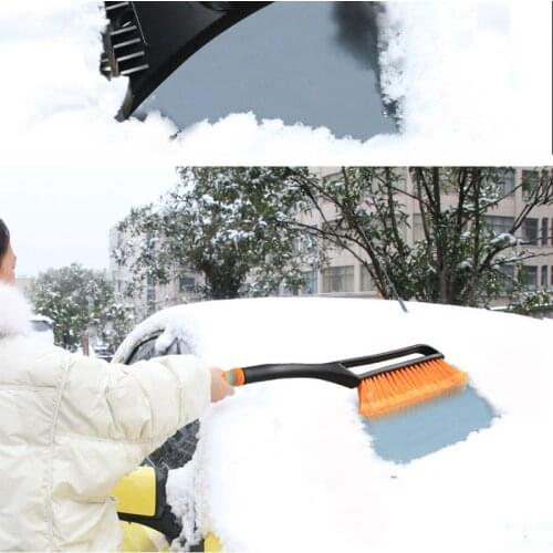 Universal Car Vehicle Snow Ice Scraper Windshield Detachable 2-in-1 Snow Removal Brush Shovel Broom Winter Cleaner Tools For BMW
