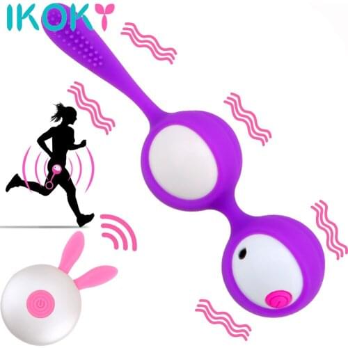 Kegel Balls Smart love ball Vaginal tighten exercise machine Vibrator ,Vaginal Geisha Ball Ben Wa ball Sex toy for Woman