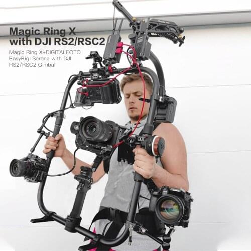 MAGIC RING X Handeld Ring with ARRI Gear Adapter for Single Handle Gimbal Stabilizer for DJI RS2/RSC2/RONIN S/SC Moza Air2 feiyu