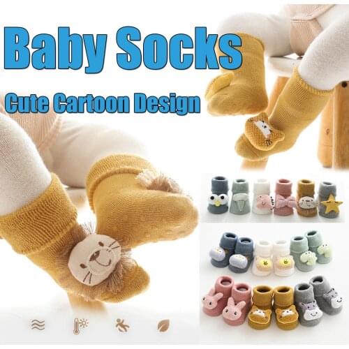 3# Newborn Toddler Baby Girls Boys 3d Cute Cartoon Animal Anti-slip Socks Slippers Носки Детские Колготки Детские Baby Socks