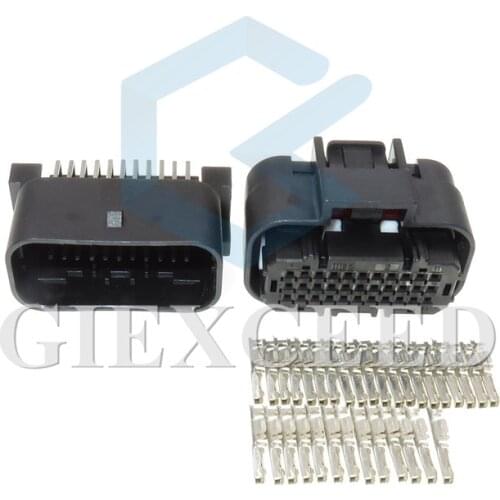 33 Pin 1554461-2 Automotive ECU Wire Connector Auto PCB Socket Female Male Socket For Cars