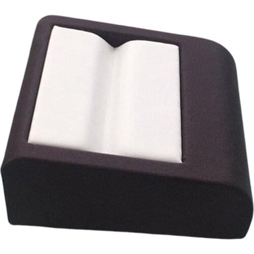 Handmade Wooden Gemstone Ruby Display Box Diamond Crystal Storage Case White